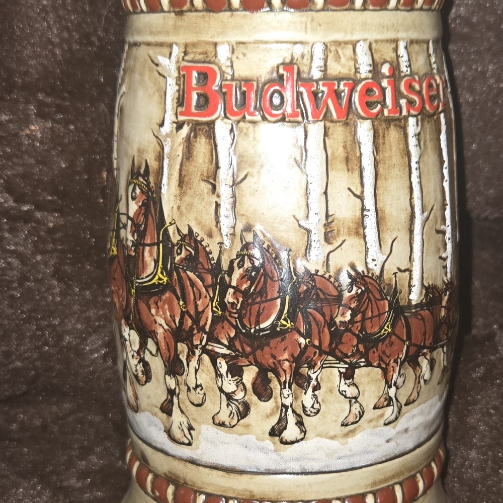Budweiser Collectible Holiday Stein Series (Year 1981)